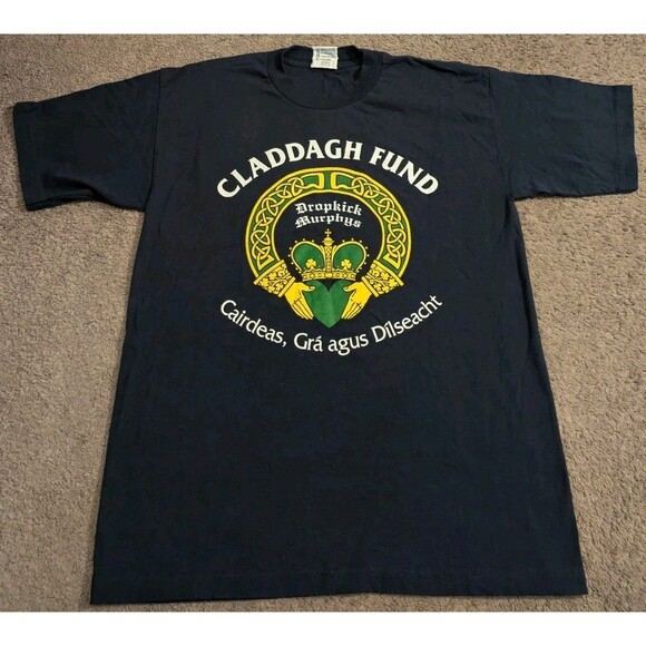 Dropkick Murphys Claddagh Fund Frenship Loyalty Love Made in USA T-Shirt Men's L - Picture 1 of 6